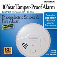 MP316SB -  10 Year Battery Powered Photoelectric Smart Smoke/Fire Alarm