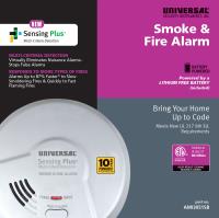 AMI3051SB - 10 Year Battery Powered Sensing Plus AMI3051SB Multi Criteria Smoke &amp; Fire Alarm With 10 Year Tamper Proof Sealed Battery